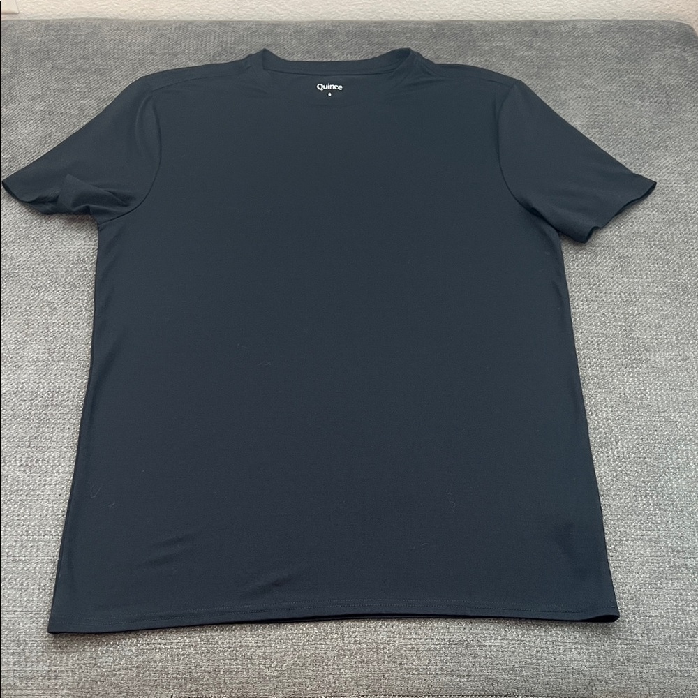 Quince Men's Short Sleeve Crew Tee — Black